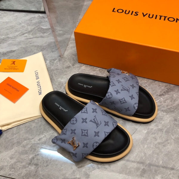 LV Giovanni Blue Sandals