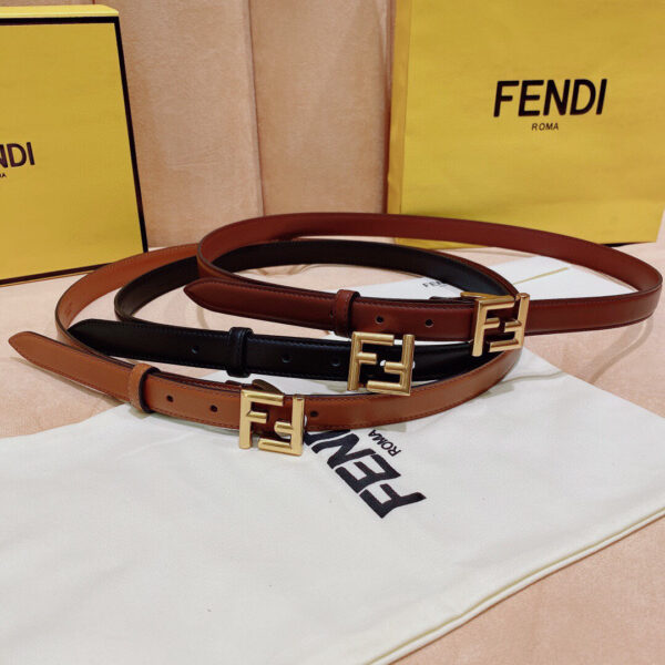 Fendi FF Leather Belts