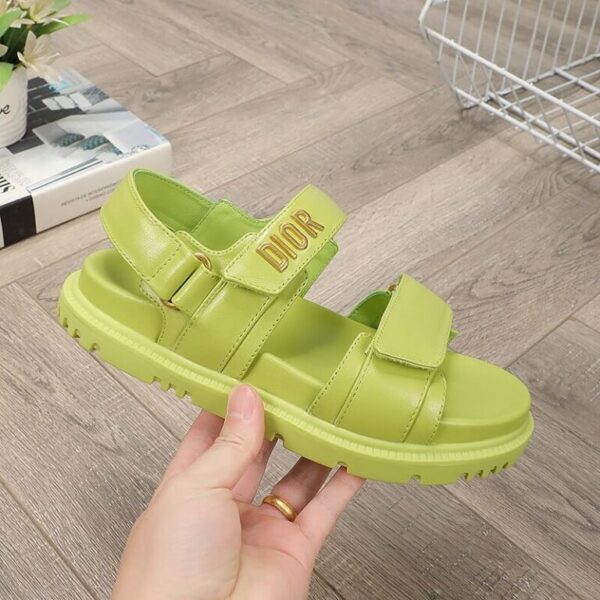 Dior Women Green Sandals