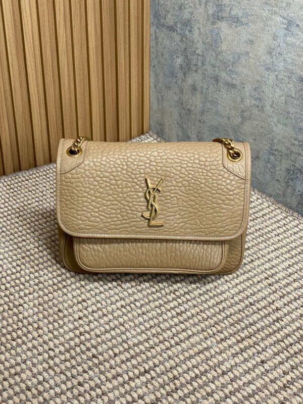 YSL Niki Medium Brown Bag