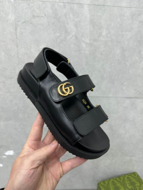 Gucci Print Double G Sandals