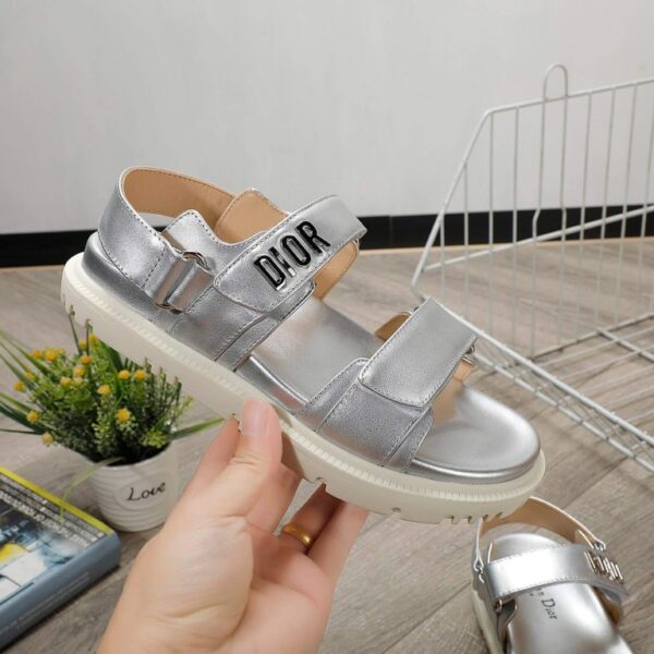 Dior Women Silver Sandals