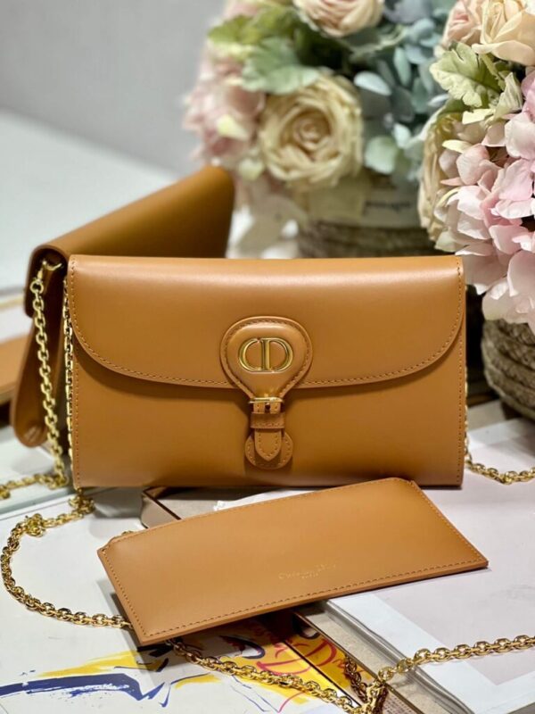 Dior Bobby East-West Brown Pouch